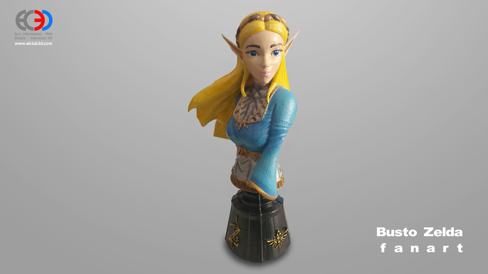 EC3D_busto_zelda_fanart 01