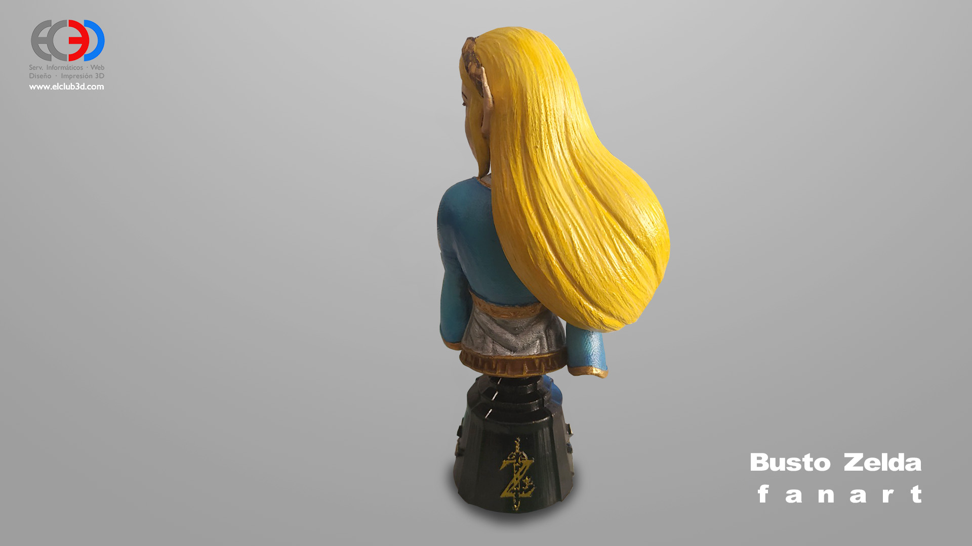 EC3D_busto_zelda_fanart 04